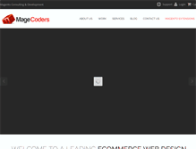 Tablet Screenshot of magecoders.com